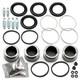 2x Kit De Réparation Étrier Frein + Piston Avant 48 Mm Pour Alfa Romeo Alfetta