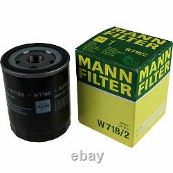3xMANN-FILTER Ölfilter-w 718/2+3xLiqui Moly / 3x Cera Tec