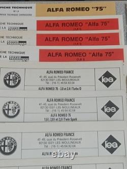 71 Fiche Technique Revue Manuel Alfa Roméo Alfetta Alfasud 33 75 2000 Giulietta