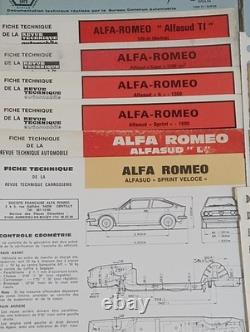 71 Fiche Technique Revue Manuel Alfa Roméo Alfetta Alfasud 33 75 2000 Giulietta