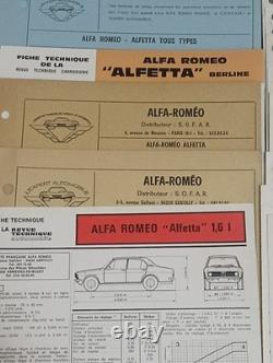 71 Fiche Technique Revue Manuel Alfa Roméo Alfetta Alfasud 33 75 2000 Giulietta