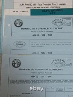 71 Fiche Technique Revue Manuel Alfa Roméo Alfetta Alfasud 33 75 2000 Giulietta