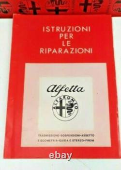 ALFA ROMEO Alfetta Ensemble De 7 Fra Manuels et Caractéristiques Technique