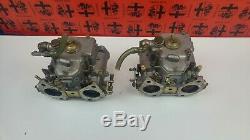 Alfa Romeo Alfetta 1.6 Paire Carburateurs Weber 40 Dcde 80-81 Usés