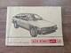 Alfa Romeo Alfetta Gtv 2.0 Manuel D'utilisation Et D'entretien Ann&eacute;es 80