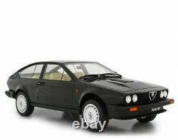 Alfa Romeo Alfetta Gtv6 2.5 1980 Black Laudoracing Lm110c 1/18 Resine 250 Pieces