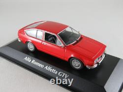 Alfa Romeo Alfetta Gtv 1976 Red Maxichamps 940120120 143 Minichamps