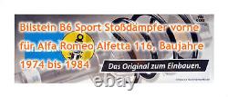 BILSTEIN B6 Amortisseurs Sport Avant pour Alfa Romeo Alfetta 116 1974-1984