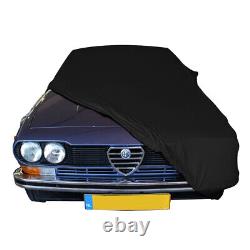 Bâche de protection compatible avec Alfa Romeo Alfetta pour intérieur Noir