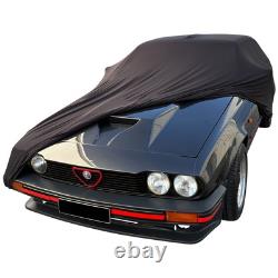 Bâche de protection compatible avec Alfa Romeo Alfetta pour intérieur Noir