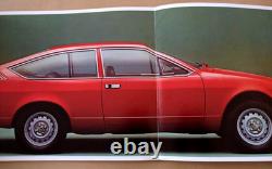 Brochure ALFA ROMEO ALFETTA GT Presse Dossier 9 Photos Foto Prospekt Sales