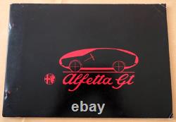 Brochure ALFA ROMEO ALFETTA GT Presse Dossier 9 Photos Foto Prospekt Sales