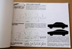 Brochure ALFA ROMEO ALFETTA GT Presse Dossier 9 Photos Foto Prospekt Sales