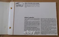 Brochure ALFA ROMEO ALFETTA GT Presse Dossier Photo Foto Prospekt Sales