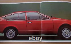 Brochure ALFA ROMEO ALFETTA GT Presse Dossier Photo Foto Prospekt Sales