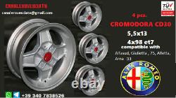Cerchi Cromodora Alfa Romeo 33 75 Alfasud Alfetta Gulietta jantes roues jantes