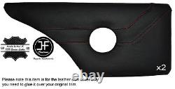 Couture Rouge 2X Arrière Porte Carte Housse Cuir Pour Alfa Romeo Alfetta Gtv