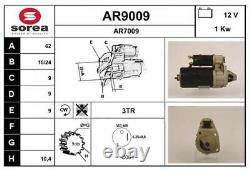 Démarreur SNRA AR9009 ALFA ROMEO 1750-2000/ROMEO GIULIA/ROMEO ALFETTA/ROMEO SP