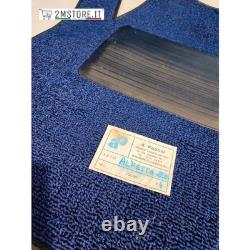 Jeu Tapis Tappettini Velours Bleu Original Paolini Alfa Romeo Alfetta 2.0