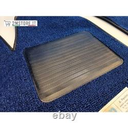 Jeu Tapis Tappettini Velours Bleu Original Paolini Alfa Romeo Alfetta 2.0