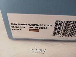 Laudoracing Alfa Romeo Alfetta 2.0 Lumières De Bosco 1978 1/18 LM154A