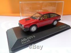 MINICHAMPS 1/43 Alfetta GTV 6 2,5 L 1983 Red Minichamps N°400 120140