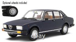 Miniature voiture auto 118 Laudo Racing alfa romeo Alfetta 2.0 L 1978 Bleu MO