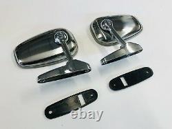 Miroir Miroirs Rétroviseur Externe Dx-Sx Alfa Romeo Alfetta Gt GTV Chrome