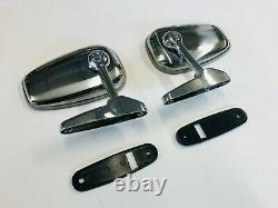 Miroir Rétroviseur Externe Dx-Sx Alfa Romeo Alfetta Gt GTV Chrome Nouveaux