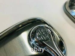 Miroir Rétroviseur Externe Dx-Sx Alfa Romeo Alfetta Gt GTV Chrome Nouveaux