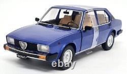 Mitica 1/18 Alfa Romeo Alfetta Berlina 2000L 1978 Blue Met Diecast Model Car