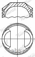 NÜRAL Piston Convient pour Alfa Romeo Gtv 2.0 Alfetta 87-107100-40