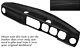 Noir Point Tableau De Bord Cuir Housse Pour Alfa Romeo Alfetta Gtv