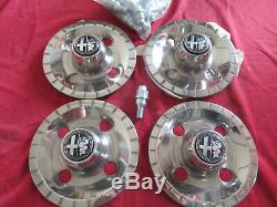 Original Alfa Romeo Alfetta / Sud Sprint Enjoliveurs Kit pour Lm-Räder 4x98 Neuf