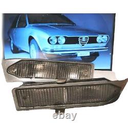 Paire Feux Arrières Avant Dx SX Blanc Alfa Romeo Alfetta Gt Gtv Carello