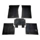 Set De Tapis En Caoutchouc Lassy Noir Alfa Romeo Alfetta Berline Gt Gtv, 6 Tapis