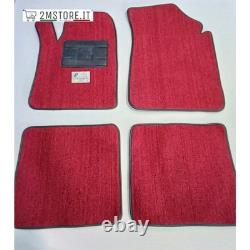 Tapis Dallage Velours Rouge Paolini Original Pour Alfa Romeo Alfetta 2.0