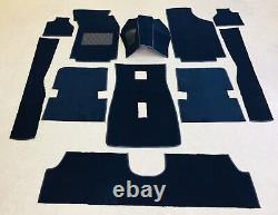 Tapis Komplettaustattung pour Alfa Romeo Alfetta Gt Bleu Foncé 1974-1980 11tlg