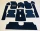 Tapis Komplettaustattung Pour Alfa Romeo Alfetta Gt Bleu Foncé 1974-1980 11tlg