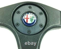 Véritable Momo 360mm Cuir Direction Roue Alfa Romeo Sz, Alfetta Spider Etc 9C